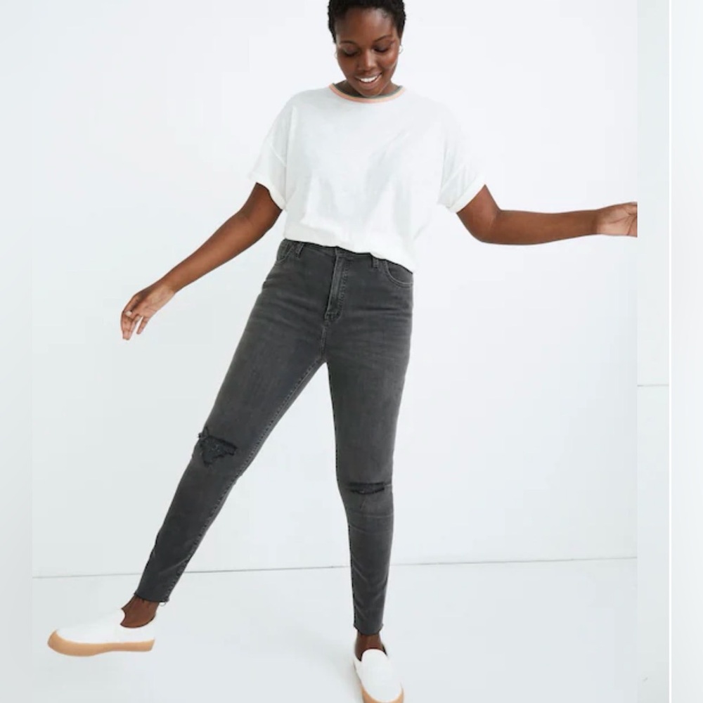 Madewell Women's Gray Skinny Jeans